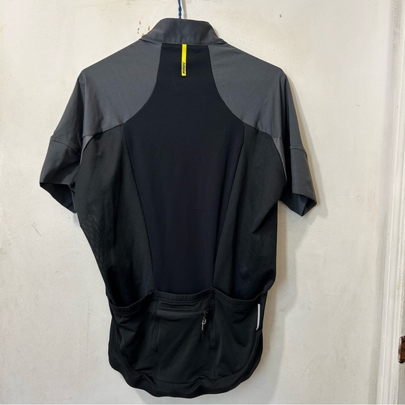 NWT Men’s Mavic Ksyrium Pro Short Sleeve Cycling Jersey. Black & Grey. Size XL. - Picture 6 of 9